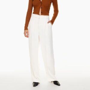 Aritzia Effortless Pants in White/ Cream